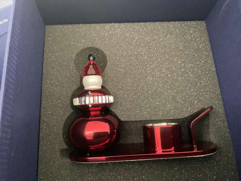 Swarovski Santa Claus Candle Holder