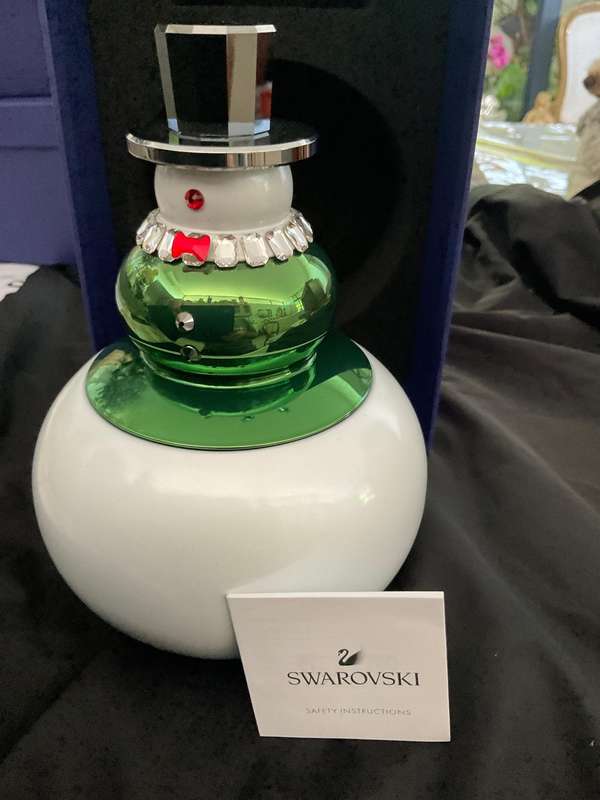 Swarovski Snowman Candy Jar