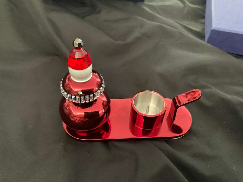 Swarovski Santa Claus Candle Holder