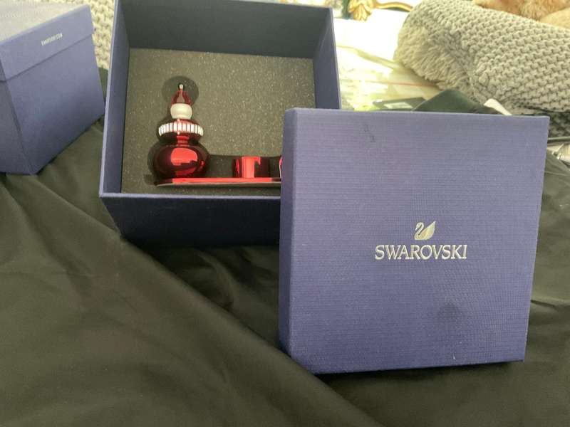 Swarovski Santa Claus Candle Holder