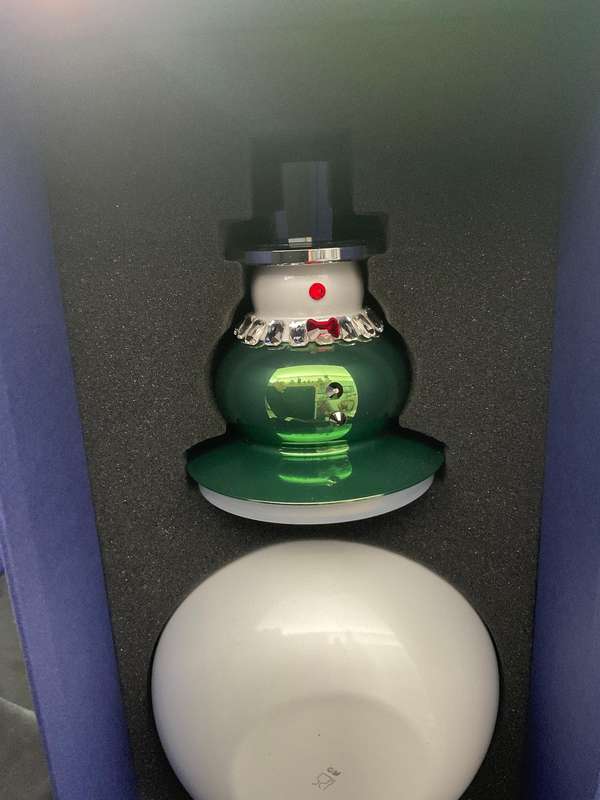 Swarovski Snowman Candy Jar