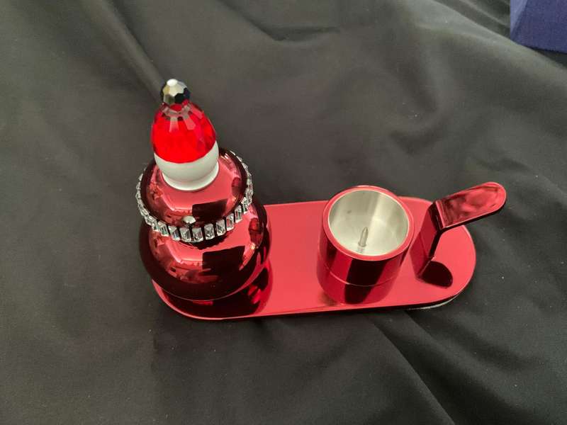 Swarovski Santa Claus Candle Holder