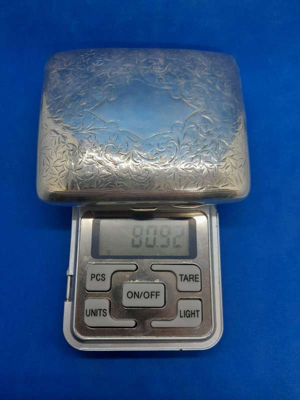 Silver Cigarette Case Excellent condition!