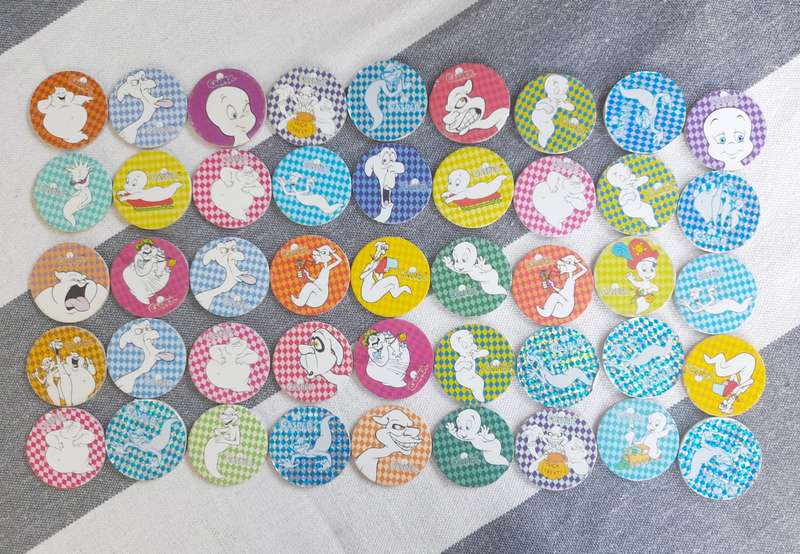 1990s CASPER THE GHOST TAZOS