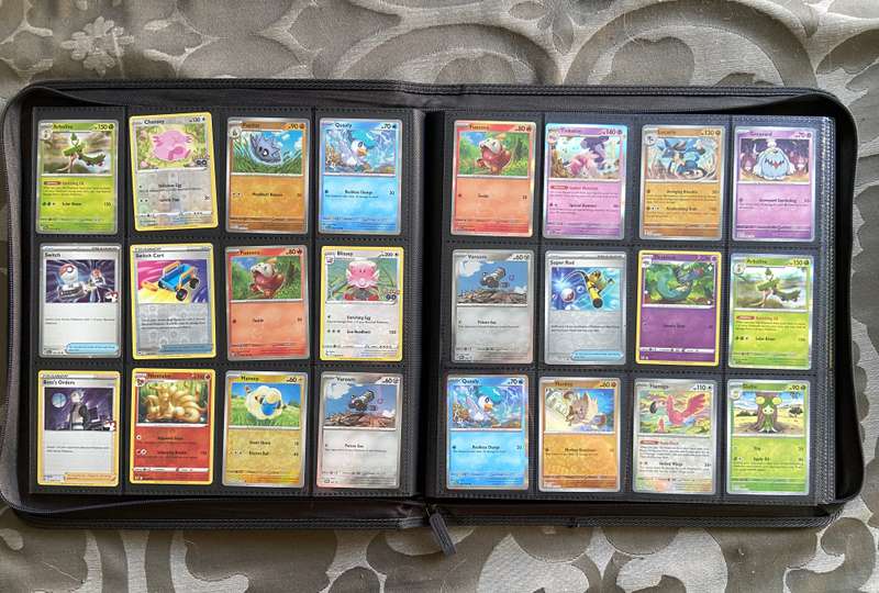 BINDER WITH 480 HOLO POKÉMON CARDS