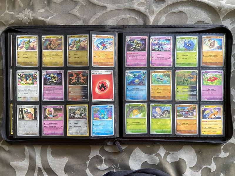 BINDER WITH 480 HOLO POKÉMON CARDS