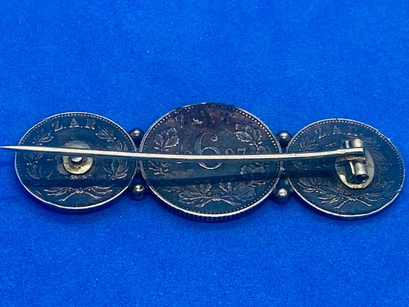 ZAR COIN BROOCH LATE 1890s Coins - Silver coins -