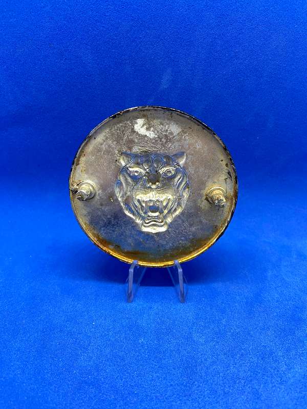 TWO JAGUAR BADGES