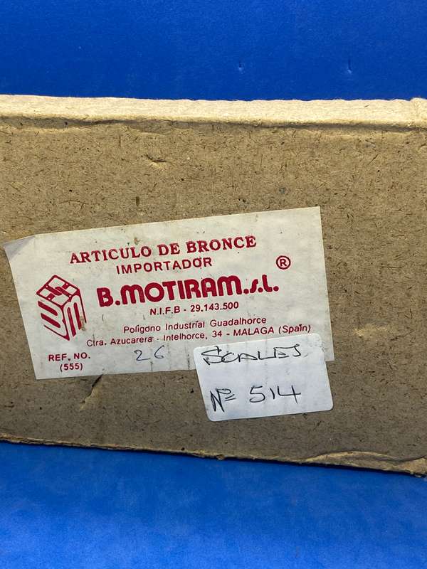 OLD SPANISH MADE GOLD SCALE