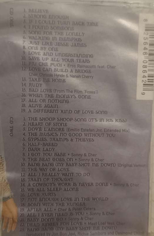 The Very Best of CHER - Double Disc