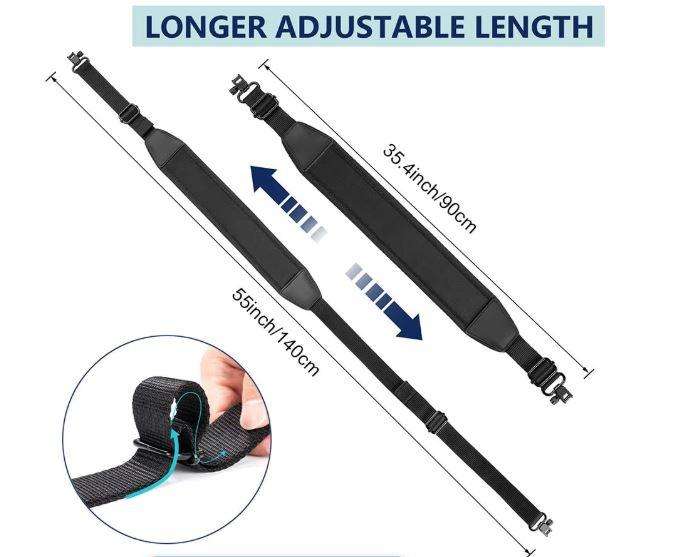 KuVut Two-Point Rifle Sling with Swivels - Camo