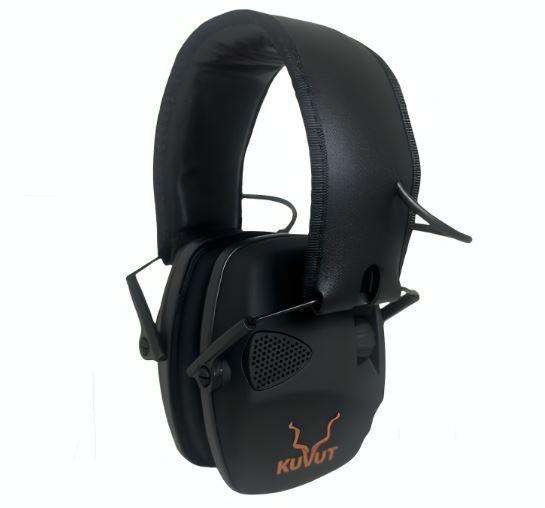 KuVut Electronic Shooting Earmuffs - Black