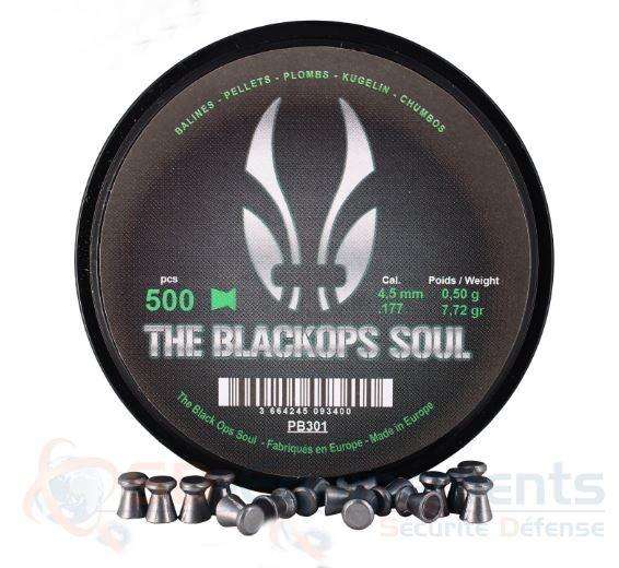 The Black Ops Soul Flat Pellets (4.5mm, 500 count)