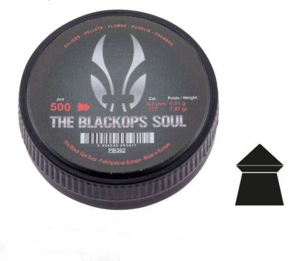 The Black Ops Soul Pointed Pellets (4.5mm, 500 count)