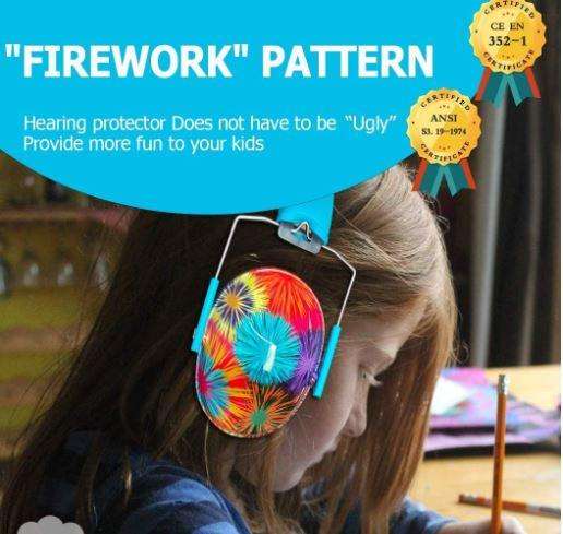 Kuvut Kids Noise-Cancelling Earmuffs - BlueFireworks