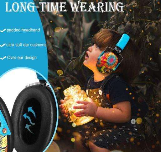 Kuvut Kids Noise-Cancelling Earmuffs - BlueFireworks