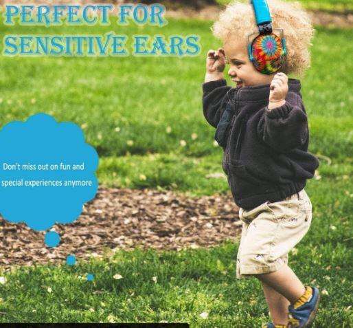 Kuvut Kids Noise-Cancelling Earmuffs - BlueFireworks