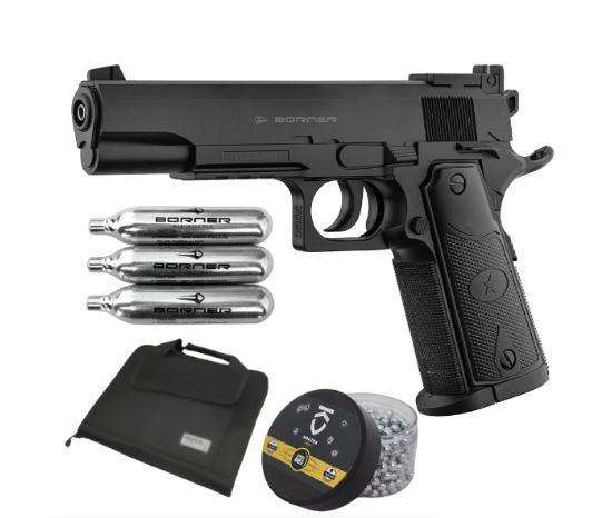 Borner 1911 4.5mm CO, BB Pistol Kit 2