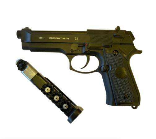 BORNER 92 Blowback Air Pistol - 4.5mm BB