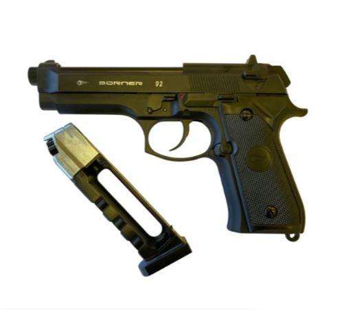 BORNER 92 Blowback Air Pistol - 4.5mm BB