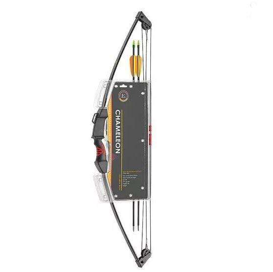 Ek Archery Chameleon Youth Compound Bow 10-15lb Black Limb Red Rubber RE-012B
