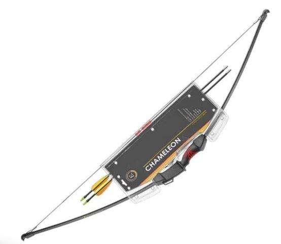Ek Archery Chameleon Youth Compound Bow 10-15lb Black Limb Red Rubber RE-012B