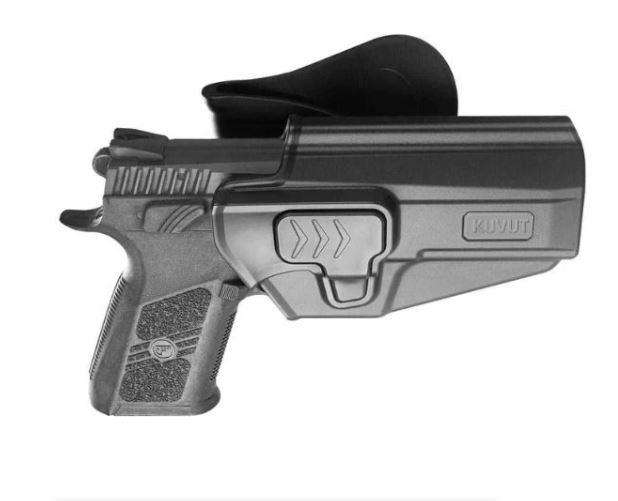 Kuvut CZ P09 Holster - OWB Paddle Holster with ALS Level II Retention