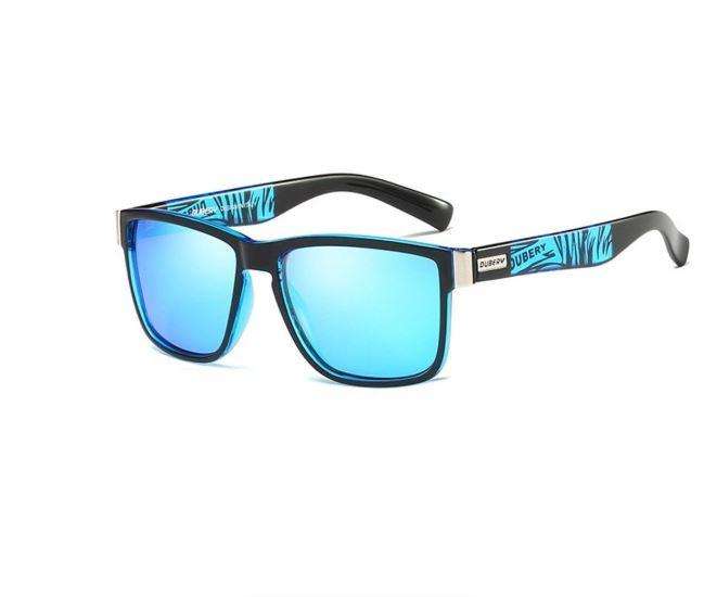 Dubery Polarized Sunglasses Bandits - Black, Blue