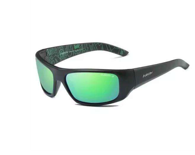 Dubery Polarized Sunglasses Hammers - Green, Black