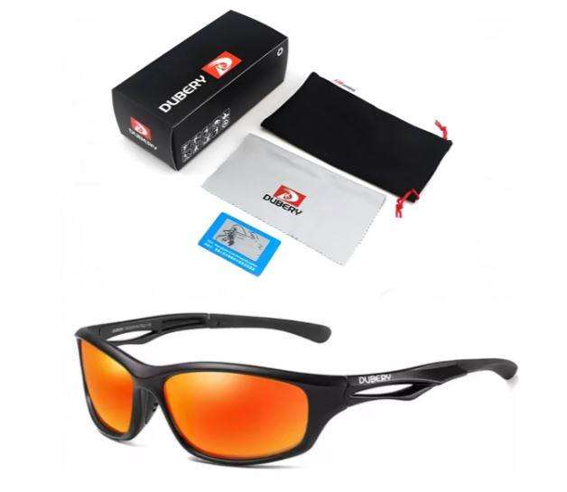 Dubery Polarized Sunglasses Saltys - Orange, Black