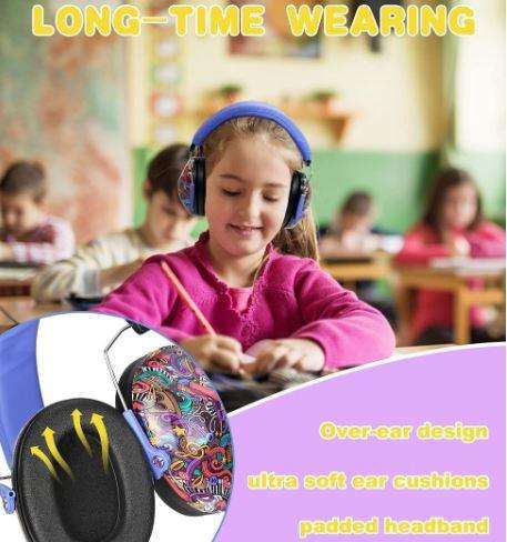 Kuvut Kids Noise-Cancelling Earmuffs - PurpleMusic