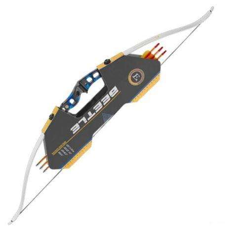 Ek Archery Beetle Youth Recurve Bow White Limb Shinyriser Blue Riser RE-013UW3