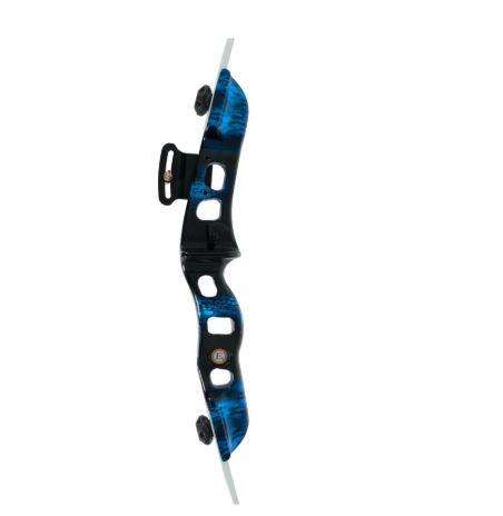 Ek Archery Beetle Youth Recurve Bow White Limb Shinyriser Blue Riser RE-013UW3