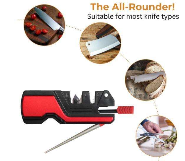 Multi-Purpose 6-in-1 Knife Sharpener