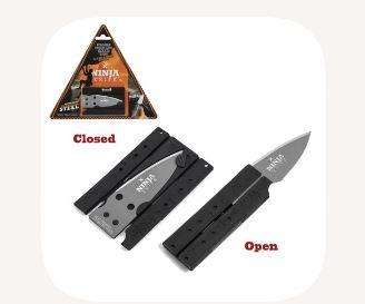 Ninja X Folding Card Knife