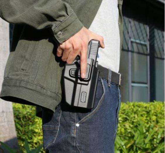 Kuvut CZ75 Retention Holster - Durable Paddle Gun Holster (Right Hand)