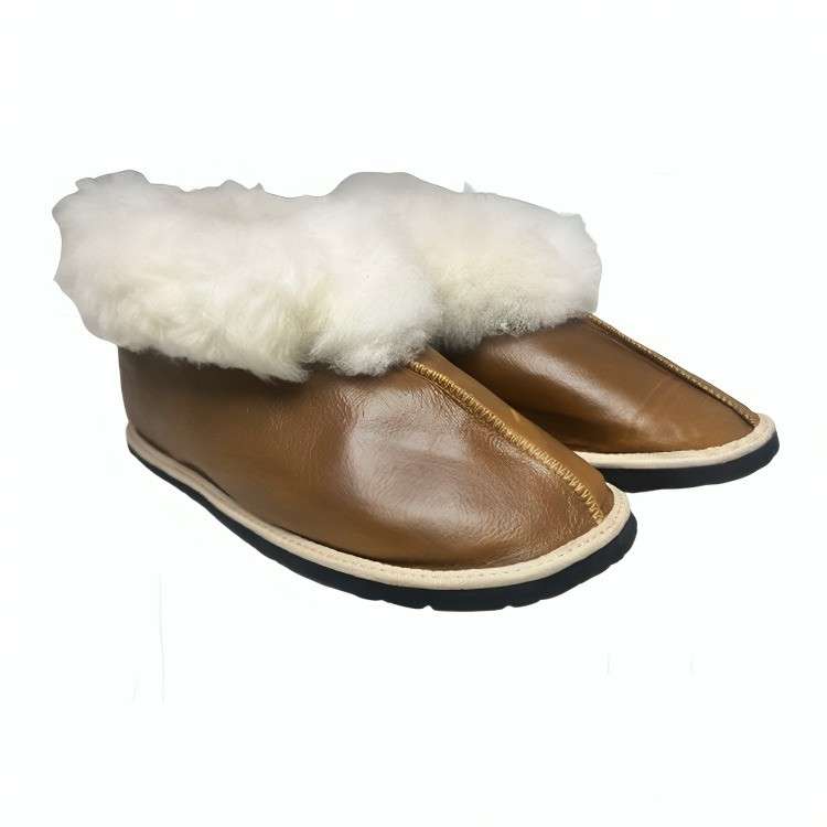 KuVut Sheepskin Slippers - Tan - UK 12 Unisex