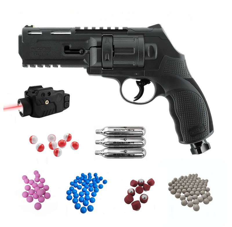 Umarex TR50 Revolver & Vesta C1 Tactical Laser Flashlight Combo