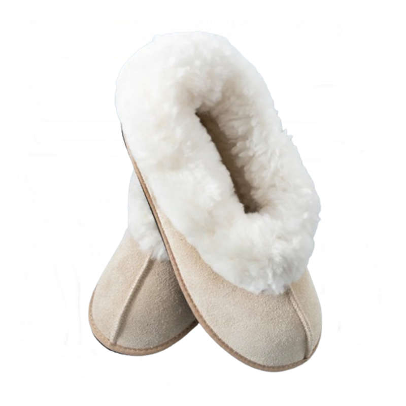 KuVut Sheepskin Slippers - Sand - UK 5 unisex