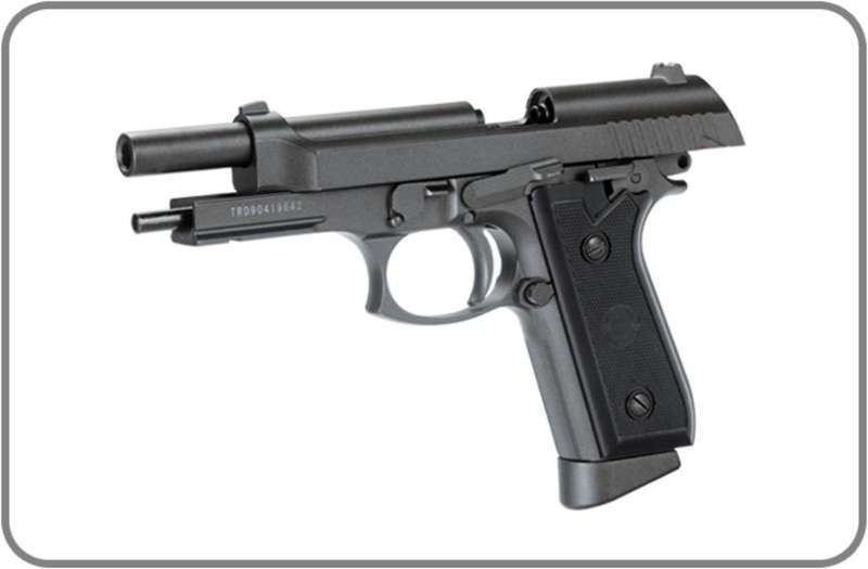 KWC PT92 Full Metal Gas Pistol 4.5mm Blowback - Semi & Full Auto, 4.5mm