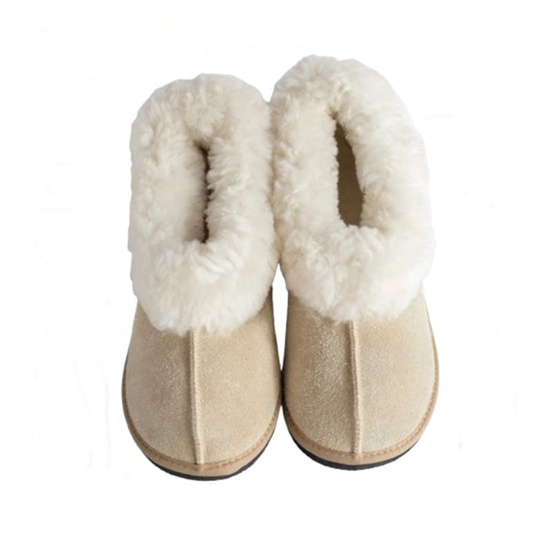 KuVut Sheepskin Slippers - Sand - UK 5 unisex