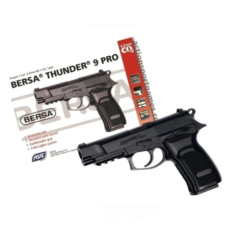 ASG Bersa Thunder 9 Pro CO2 Pistol Combo