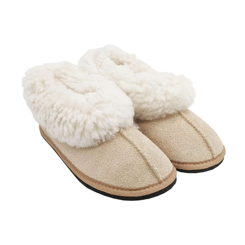 KuVut Sheepskin Slippers - Sand - UK 5 unisex