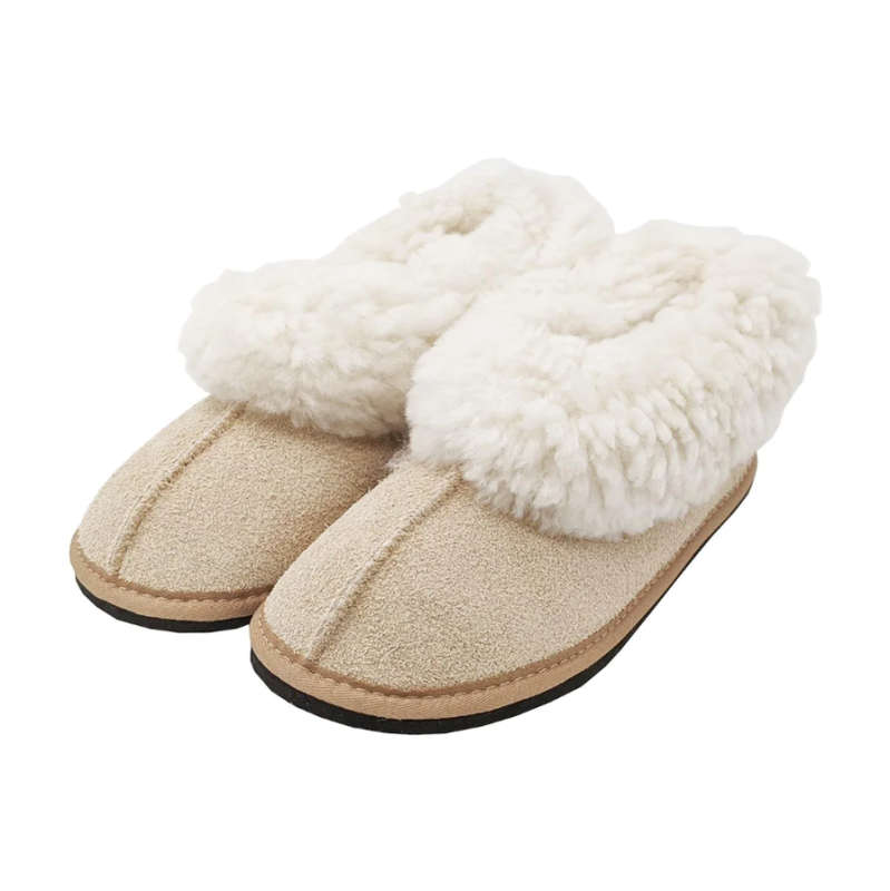 KuVut Sheepskin Slippers - Sand - UK 5 unisex