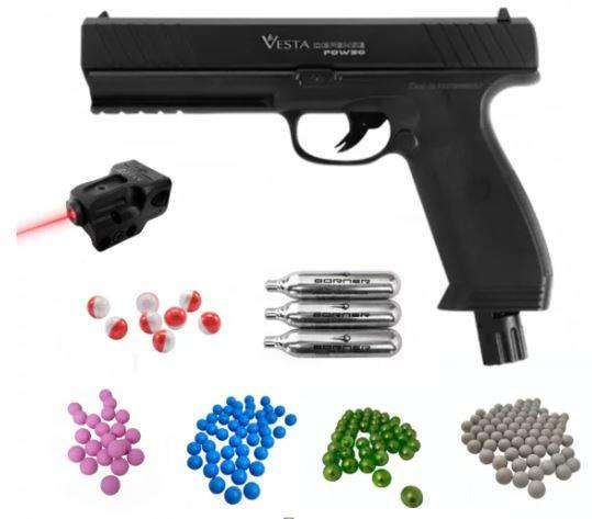 Vesta Defense PDW 50 CO2 Pistol and L1 Nano Laser Sight Combo