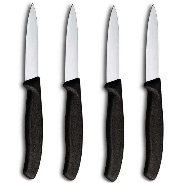 Victorinox Classic Paring Knives 4-piece Black