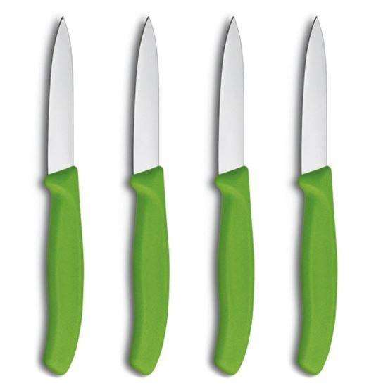 Victorinox Classic Paring Knives 4-piece Green
