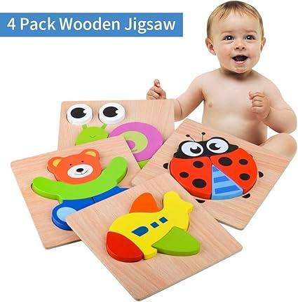 LUMI WOODEN 4 PUZZLE SET
