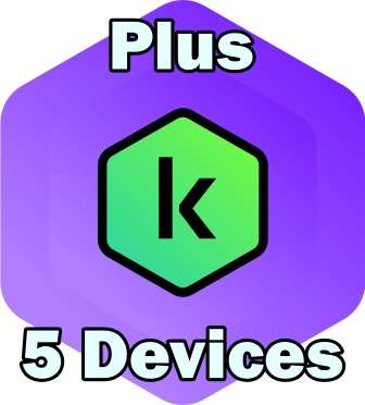 Kaspersky Plus - 5 Devices 1 Year No Shipping Fee