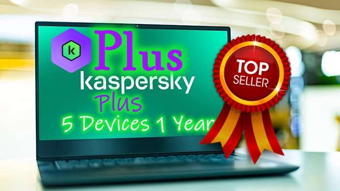 Kaspersky Plus - 5 Devices 1 Year No Shipping Fee